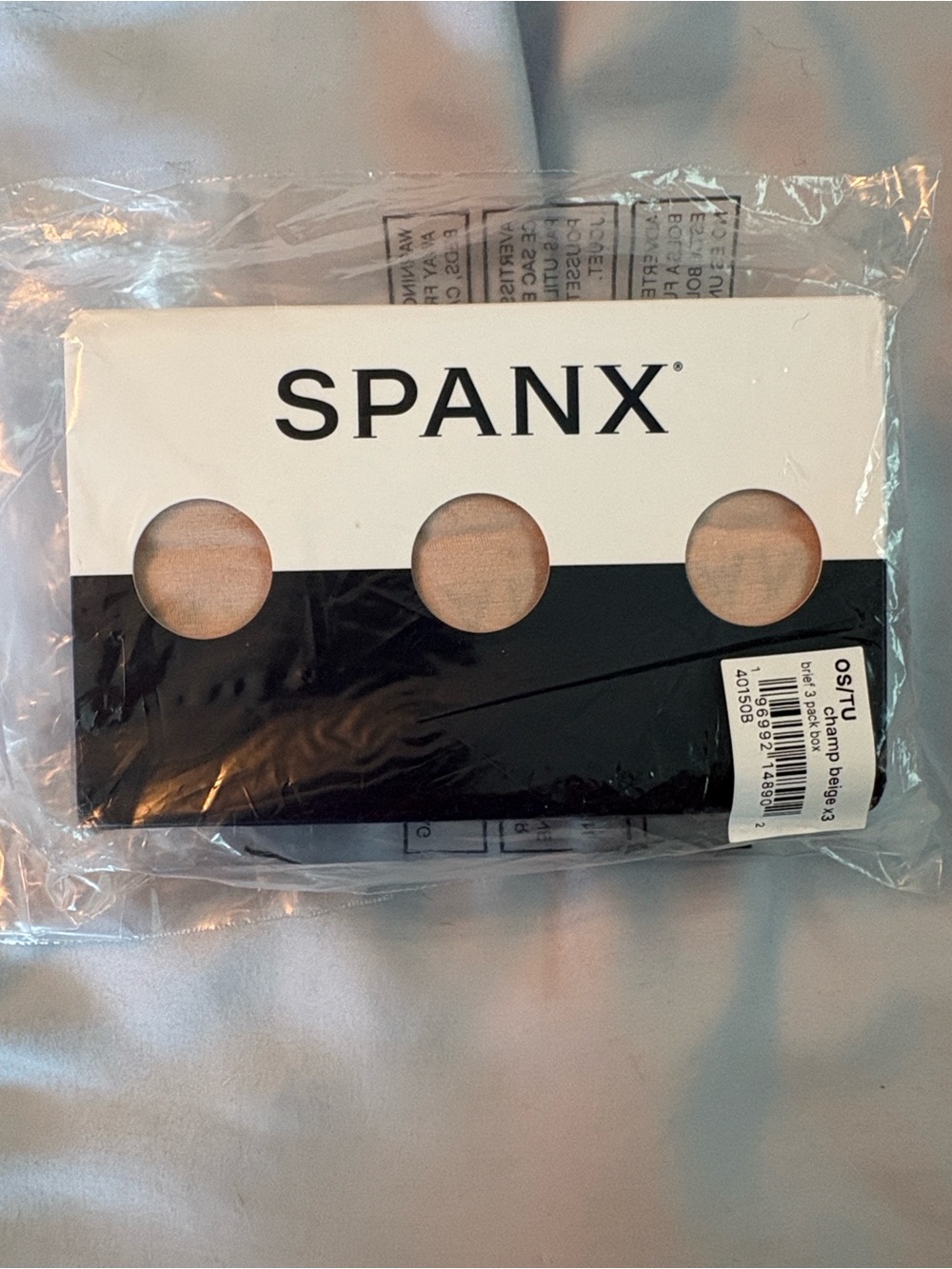 SPANXsmooth™ Fit-To-You Modal Hi-leg brief 3-pack, NWT, Champagne Beige